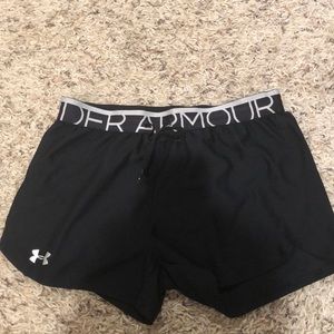 black under armor shorts